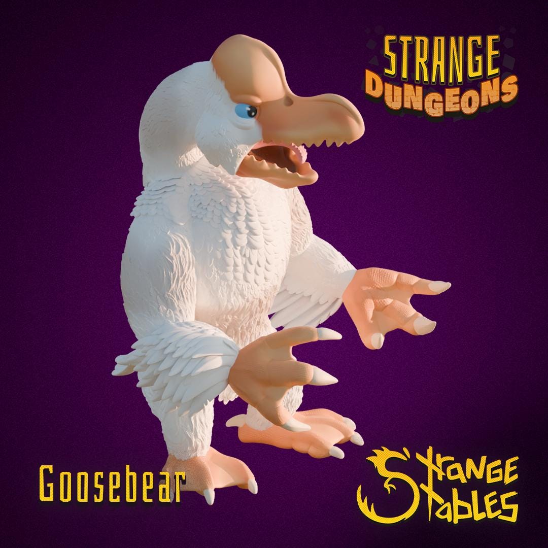 Goosebear - Strange Stables | 28mm and 32mm | Wargaming | DnD | Tabletop Roleplaying