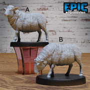 Sheep - Epic Miniatures | 28mm and 32mm | Wargaming | DnD | Tabletop Roleplaying