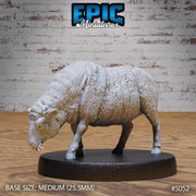 Sheep - Epic Miniatures | 28mm and 32mm | Wargaming | DnD | Tabletop Roleplaying