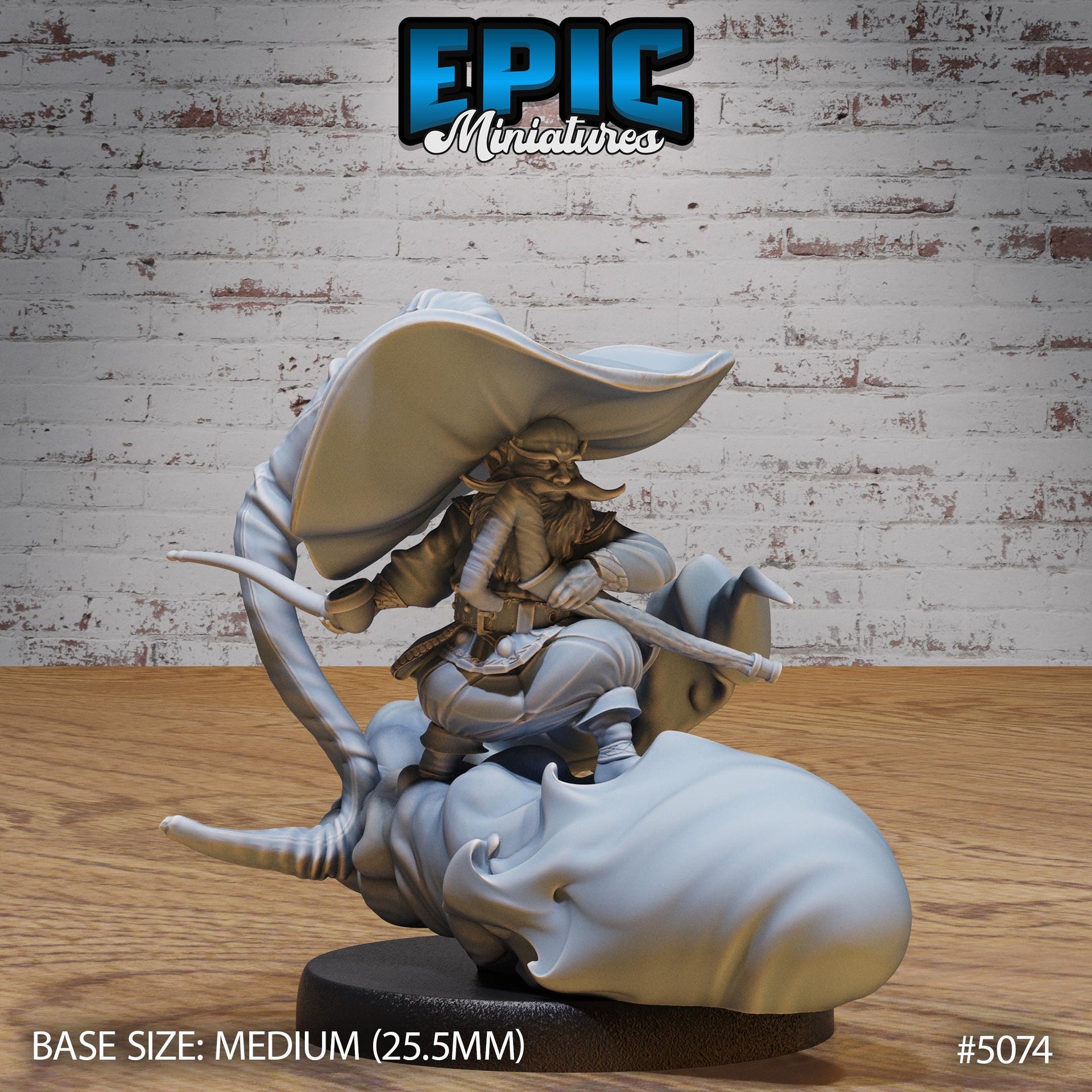 Gnome Wizard - Epic Miniatures | 28mm and 32mm | Wargaming | DnD | Tabletop Roleplaying