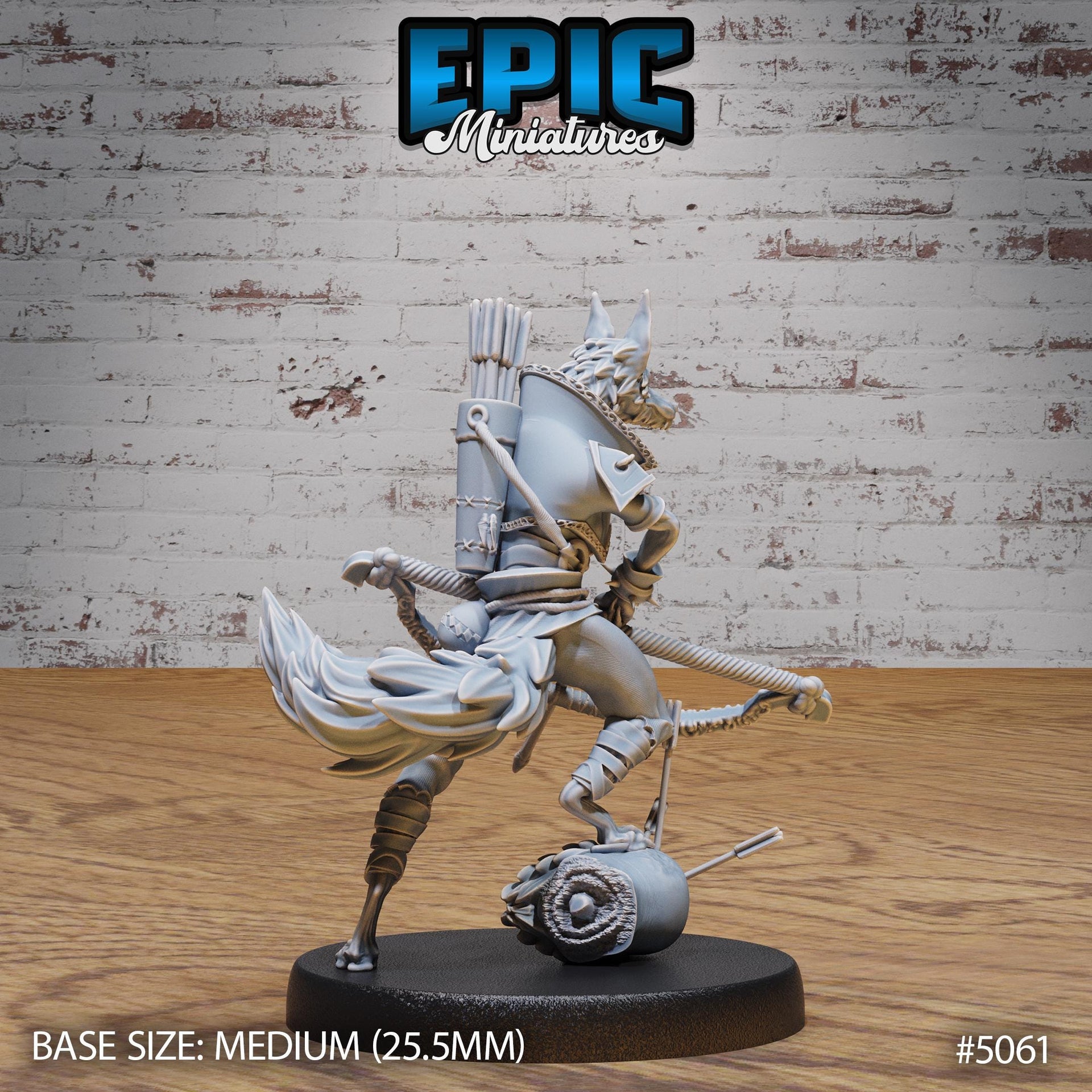 Fox Folk Ranger - Epic Miniatures | 28mm and 32mm | Wargaming | DnD | Tabletop Roleplaying