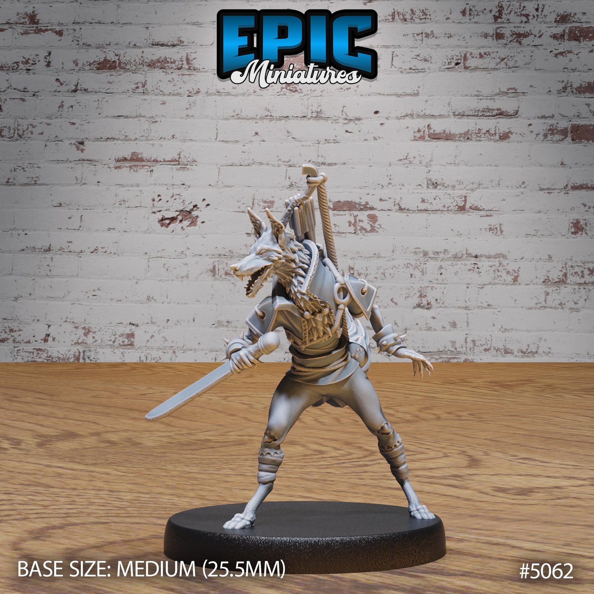 Fox Folk Ranger - Epic Miniatures | 28mm and 32mm | Wargaming | DnD | Tabletop Roleplaying