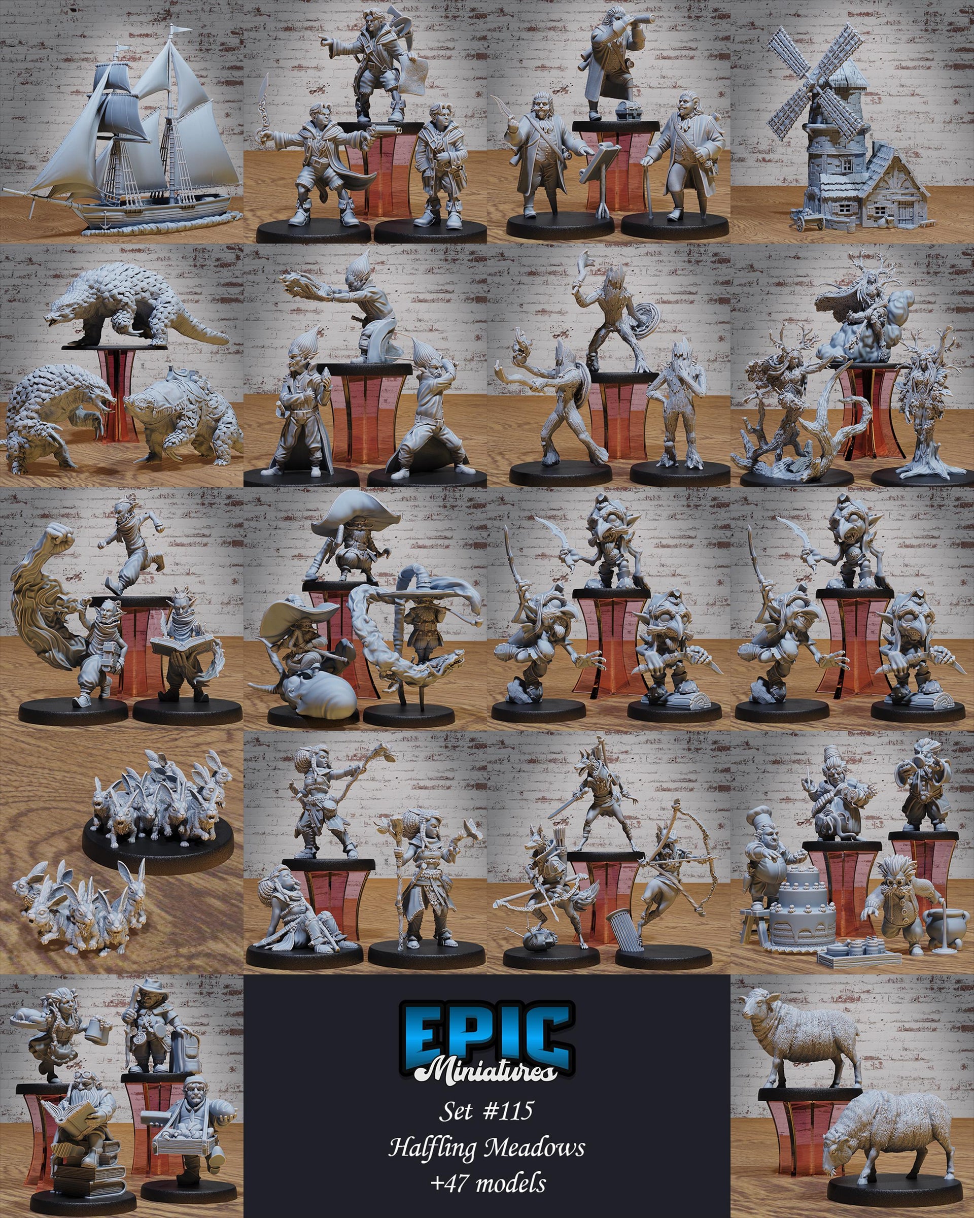 Fox Folk Ranger - Epic Miniatures | 28mm and 32mm | Wargaming | DnD | Tabletop Roleplaying