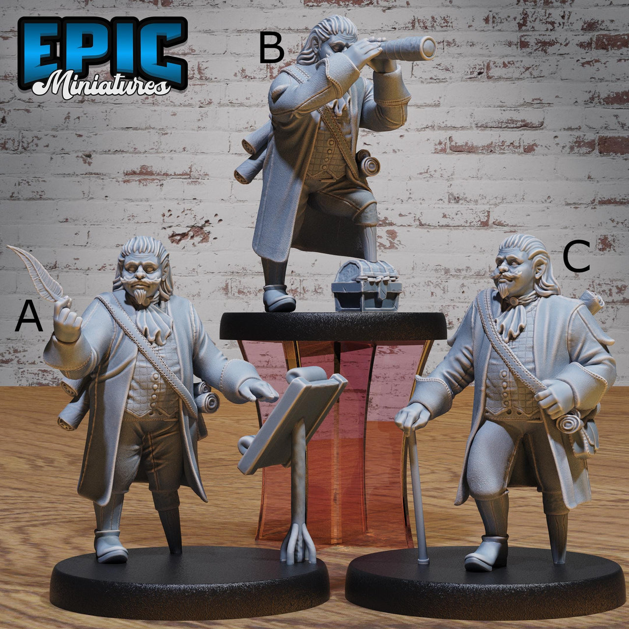 Halfling Ship Captain- Epic Miniatures | 28mm and 32mm | Wargaming | DnD | Tabletop Roleplaying