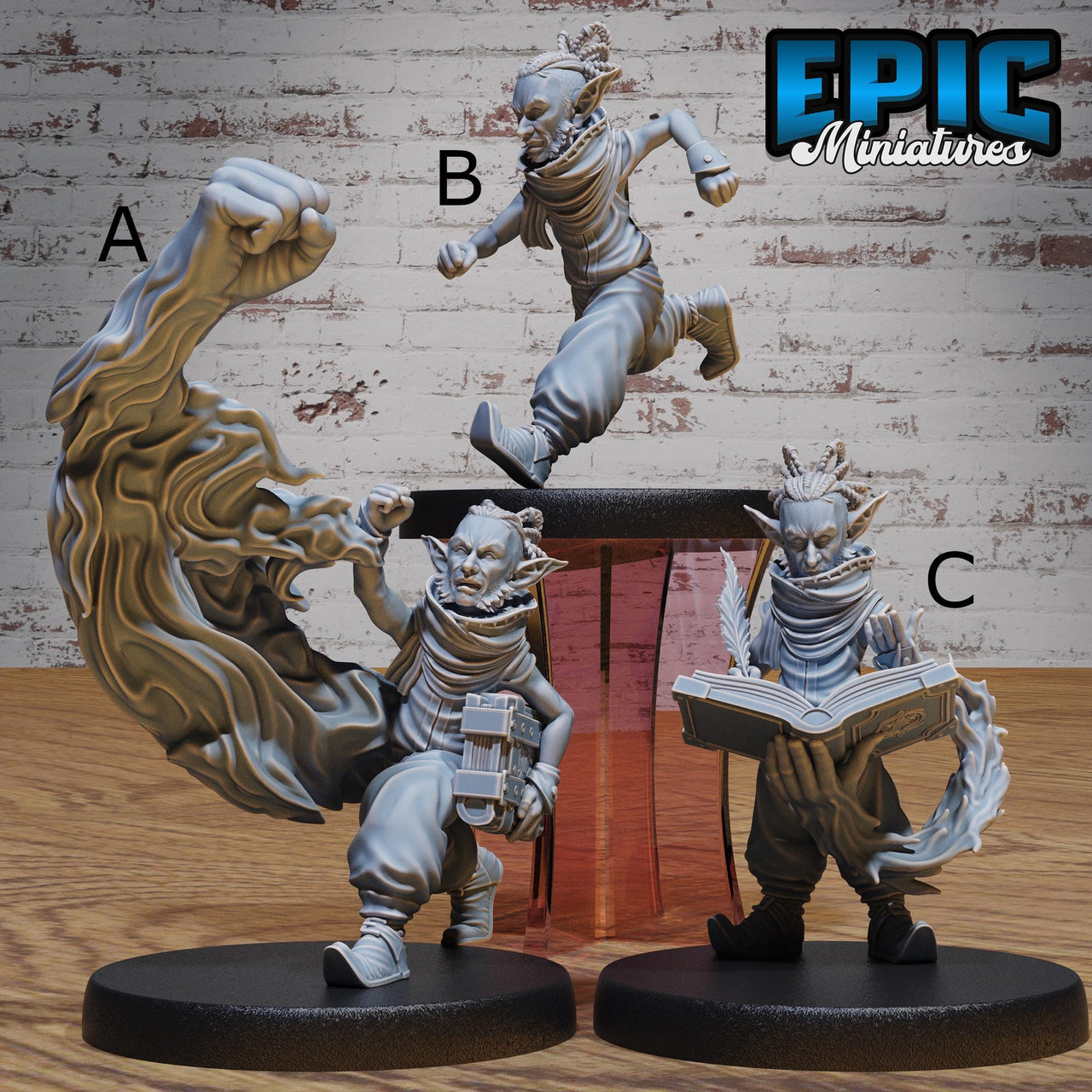 Halfling Sorcerer - Epic Miniatures | 28mm and 32mm | Wargaming | DnD | Tabletop Roleplaying
