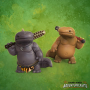 giant salamander oni, Lizardfolk Barbarian - Found Family Adventurecrafts | 28mm and 32mm | Wargaming | DnD | Tabletop Roleplaying