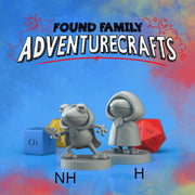 The Frogue, Hooded Frog Rogue - Found Family Adventurecrafts | 28mm and 32mm | Wargaming | DnD | Tabletop Roleplaying