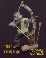 Slōh, Firbolg Ranger - Strange Stables | 28mm and 32mm | Wargaming | DnD | Tabletop Roleplaying