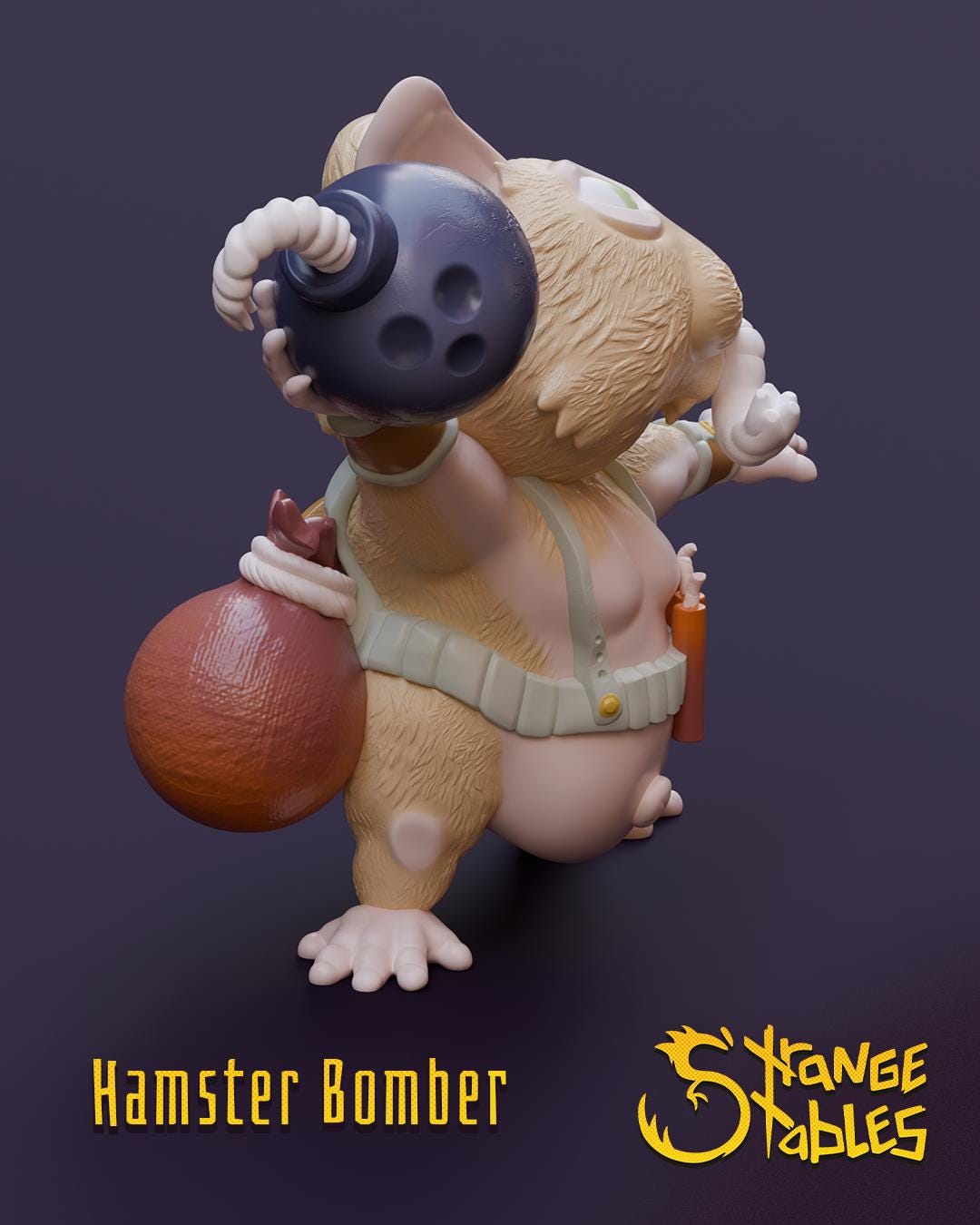 Hamster Bomber - Strange Stables | 28mm and 32mm | Wargaming | DnD | Tabletop Roleplaying