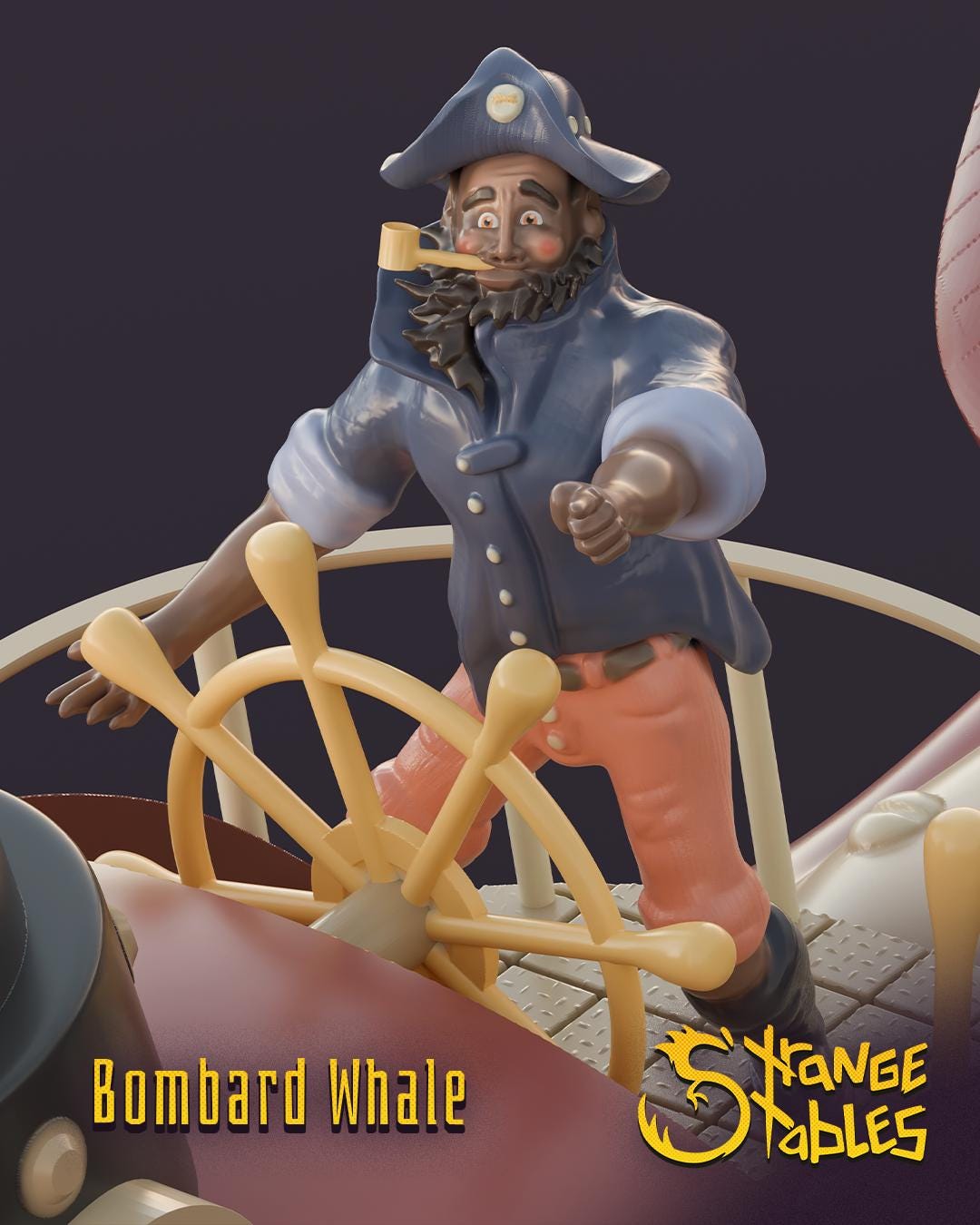 Bombard Whale - Strange Stables | 28mm and 32mm | Wargaming | DnD | Tabletop Roleplaying