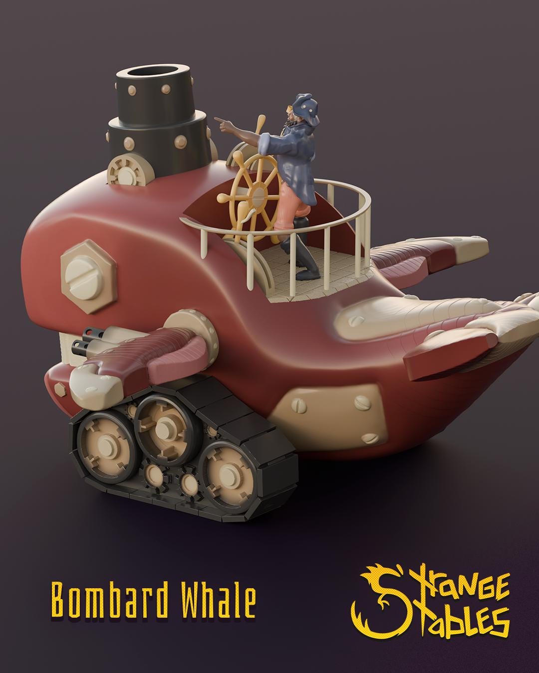 Bombard Whale - Strange Stables | 28mm and 32mm | Wargaming | DnD | Tabletop Roleplaying