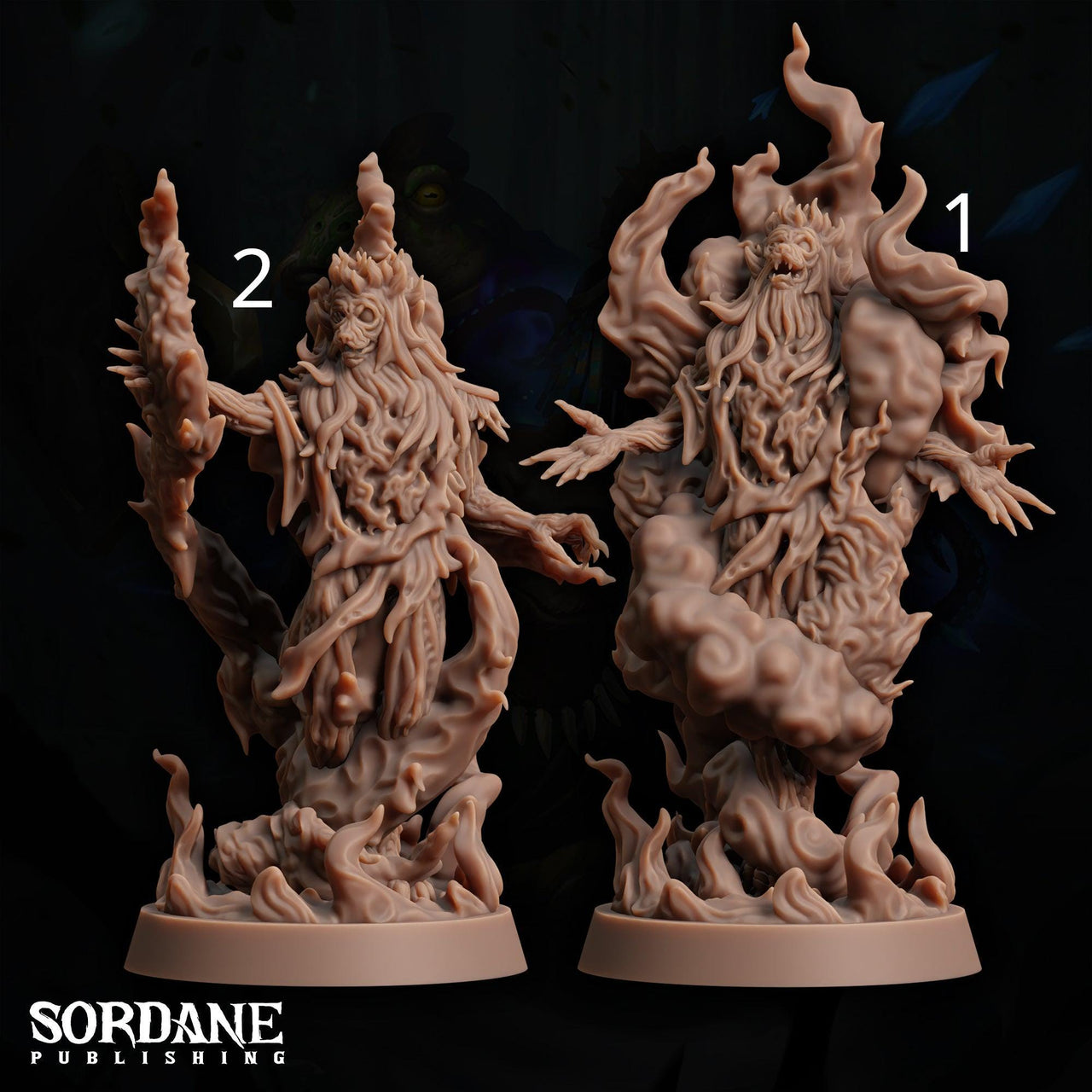 The Grimlord, Catfolk Lich- Sordane Publishing | 28mm and 32mm | Wargaming | DnD | Tabletop Roleplaying