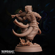 Muste Bard, Otterfolk traveller - Sordane Publishing | 28mm and 32mm | Wargaming | DnD | Tabletop Roleplaying