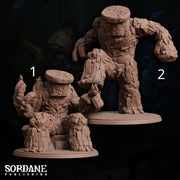 Bouldering, Giant Earth Elemental - Sordane Publishing | 28mm and 32mm | Wargaming | DnD | Tabletop Roleplaying