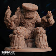 Bouldering, Giant Earth Elemental - Sordane Publishing | 28mm and 32mm | Wargaming | DnD | Tabletop Roleplaying