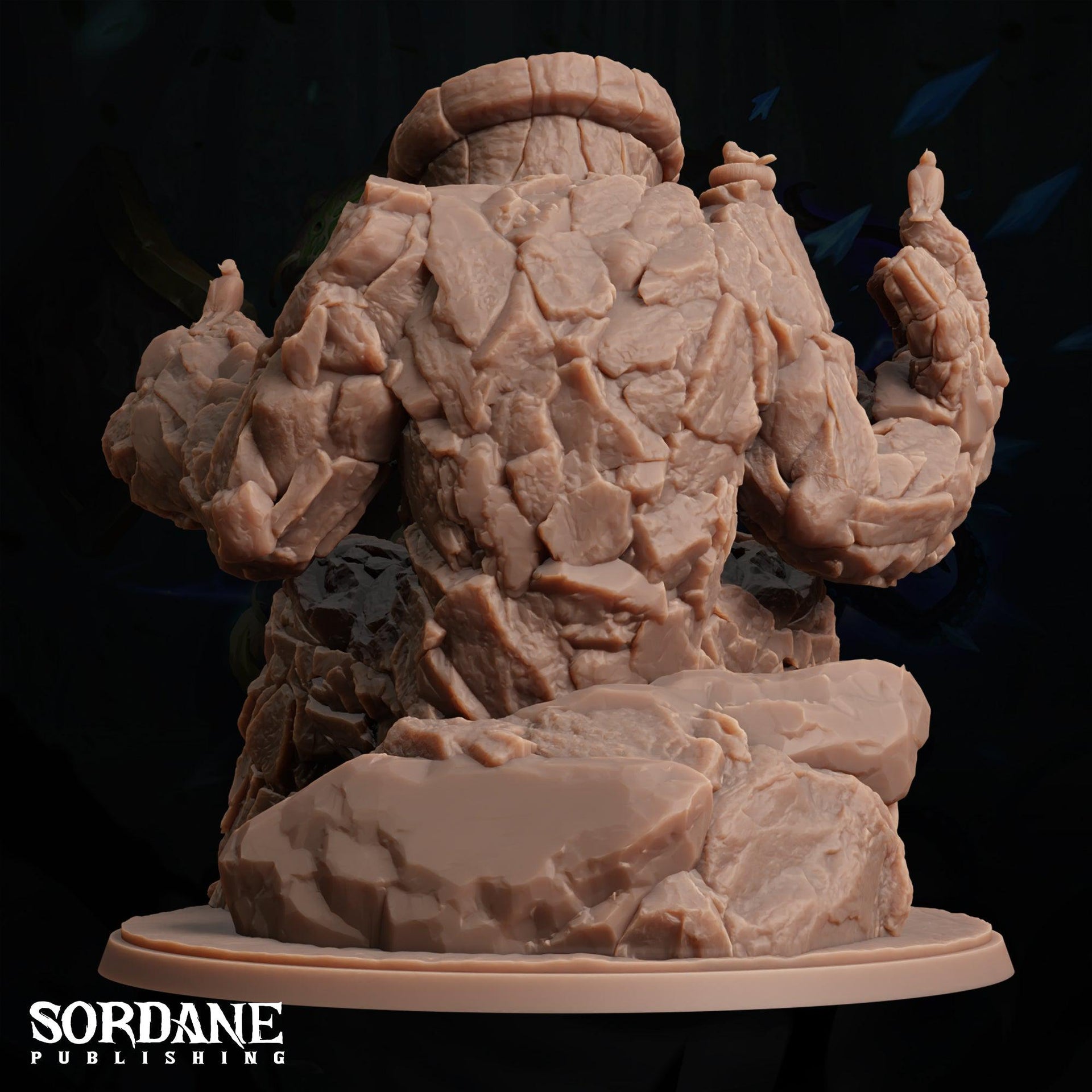 Bouldering, Giant Earth Elemental - Sordane Publishing | 28mm and 32mm | Wargaming | DnD | Tabletop Roleplaying