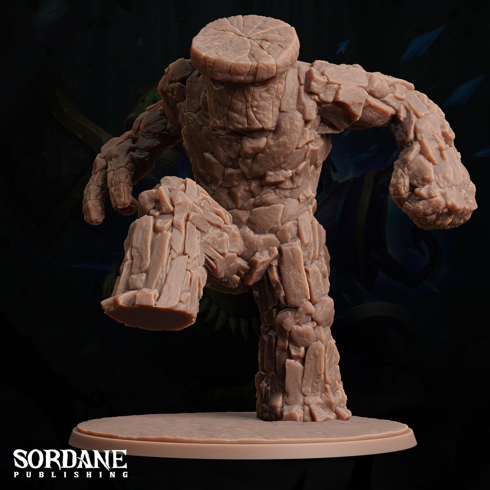 Bouldering, Giant Earth Elemental - Sordane Publishing | 28mm and 32mm | Wargaming | DnD | Tabletop Roleplaying