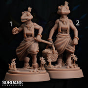 Anaka, Lizardfolk villager - Sordane Publishing | 28mm and 32mm | Wargaming | DnD | Tabletop Roleplaying