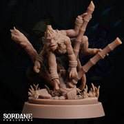 Ako Monkey, Spider Monkey Monk - Sordane Publishing | 28mm and 32mm | Wargaming | DnD | Tabletop Roleplaying
