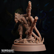 Ako Monkey, Spider Monkey Monk - Sordane Publishing | 28mm and 32mm | Wargaming | DnD | Tabletop Roleplaying