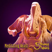 Meditating Beast - Strange Stables | 28mm and 32mm | Wargaming | DnD | Tabletop Roleplaying