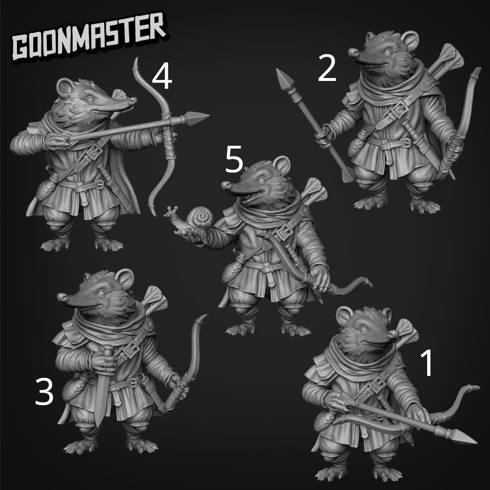 Shrew Archer - Goonmaster | 28mm and 32mm | Wargaming | DnD | Tabletop Roleplaying