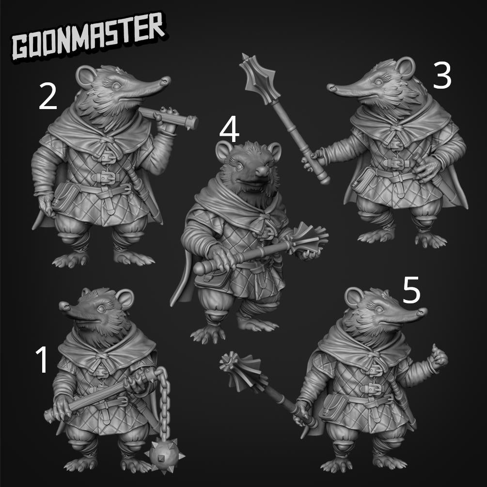 Combat Shrew - Goonmaster | 28mm and 32mm | Wargaming | DnD | Tabletop Roleplaying