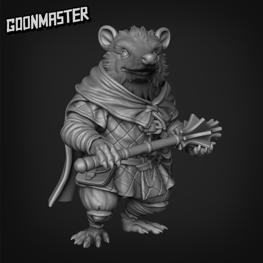 Combat Shrew - Goonmaster | 28mm and 32mm | Wargaming | DnD | Tabletop Roleplaying