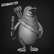 Penguin Archer - Goonmaster | 28mm and 32mm | Wargaming | DnD | Tabletop Roleplaying