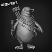 Penguin Archer - Goonmaster | 28mm and 32mm | Wargaming | DnD | Tabletop Roleplaying