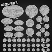 Old Wood Plank Floor Bases - Goonmaster | 28mm and 32mm | Wargaming | DnD | Tabletop Roleplaying
