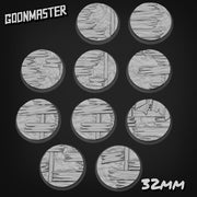 Old Wood Plank Floor Bases - Goonmaster | 28mm and 32mm | Wargaming | DnD | Tabletop Roleplaying