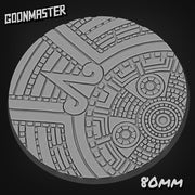 Ancient Temple Tile Bases - Goonmaster | 28mm and 32mm | Wargaming | DnD | Tabletop Roleplaying