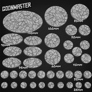 Rubble Bases - Goonmaster | 28mm and 32mm | Wargaming | DnD | Tabletop Roleplaying