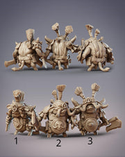 Goksagu Berserkers, Pig Warriors - CobraMode | 28mm and 32mm | Wargaming | DnD | Tabletop Roleplaying