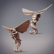 Fidelium Sniper Novalis, Mothfolk Gunner - CobraMode | 28mm and 32mm | Wargaming | DnD | Tabletop Roleplaying