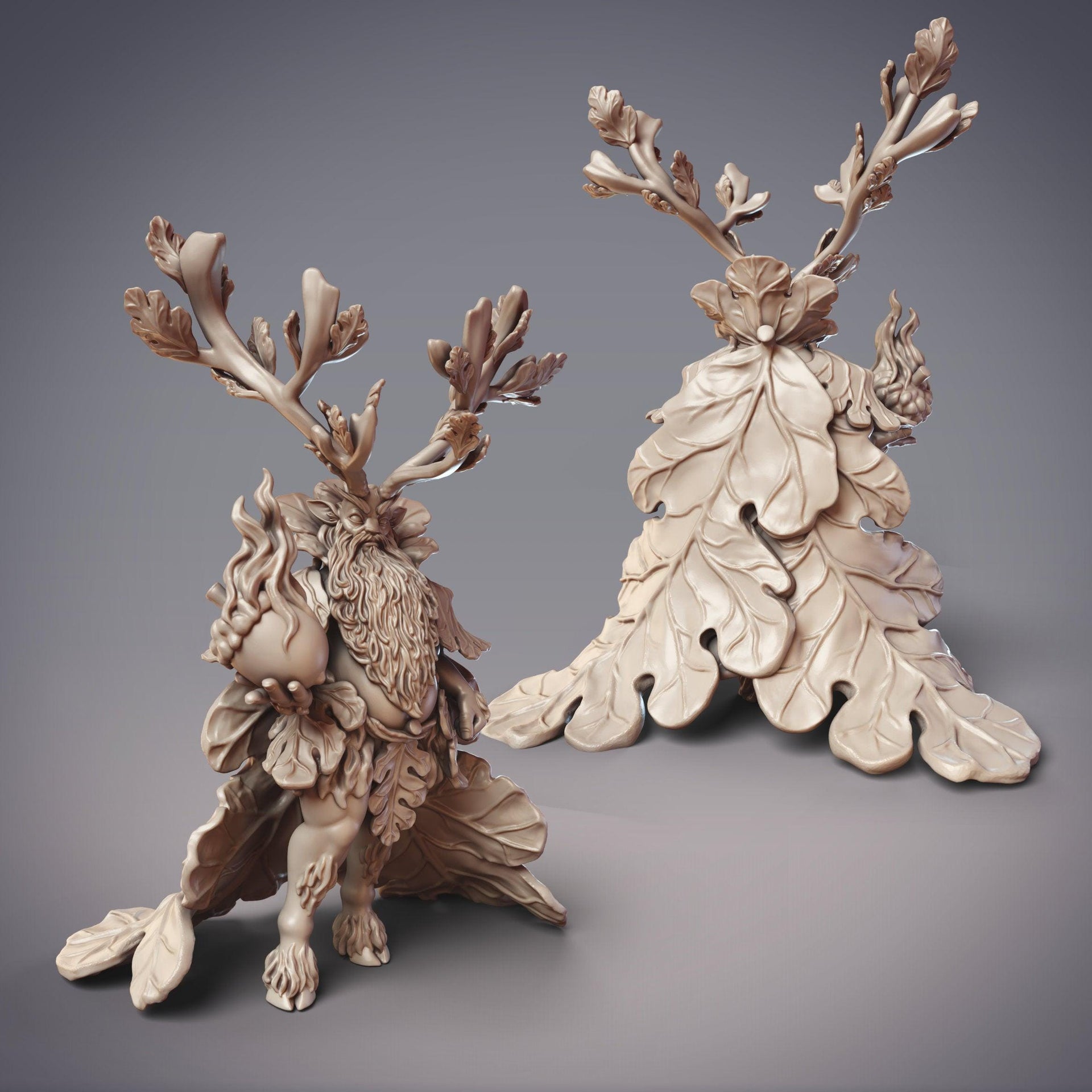 Ciorcal Druid Torramhan, Satyr Druid - CobraMode | 28mm and 32mm | Wargaming | DnD | Tabletop Roleplaying