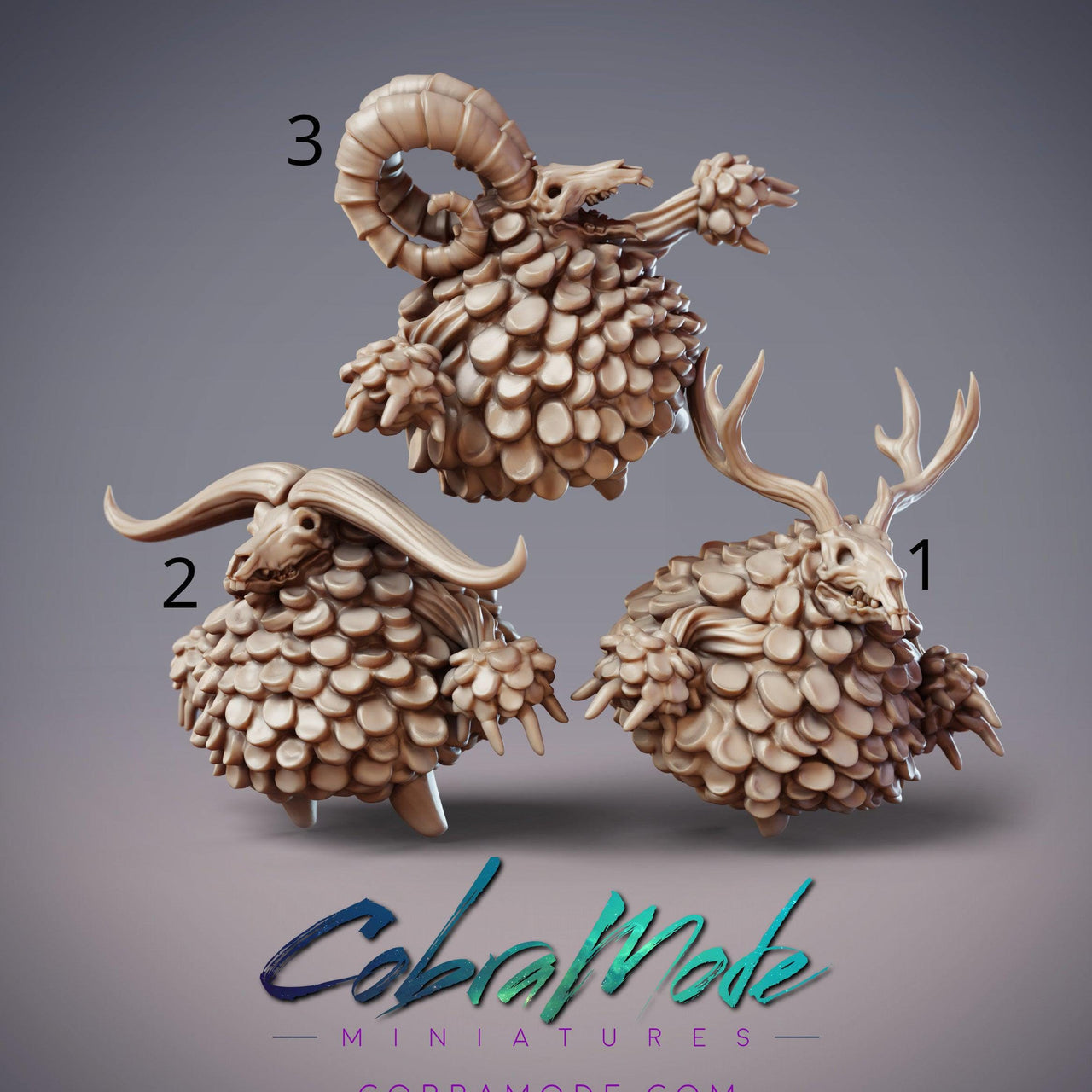 Mirethbalm Shrub Plant Constructs- CobraMode | 28mm and 32mm | Wargaming | DnD | Tabletop Roleplaying