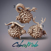 Mirethbalm Shrub Plant Constructs- CobraMode | 28mm and 32mm | Wargaming | DnD | Tabletop Roleplaying