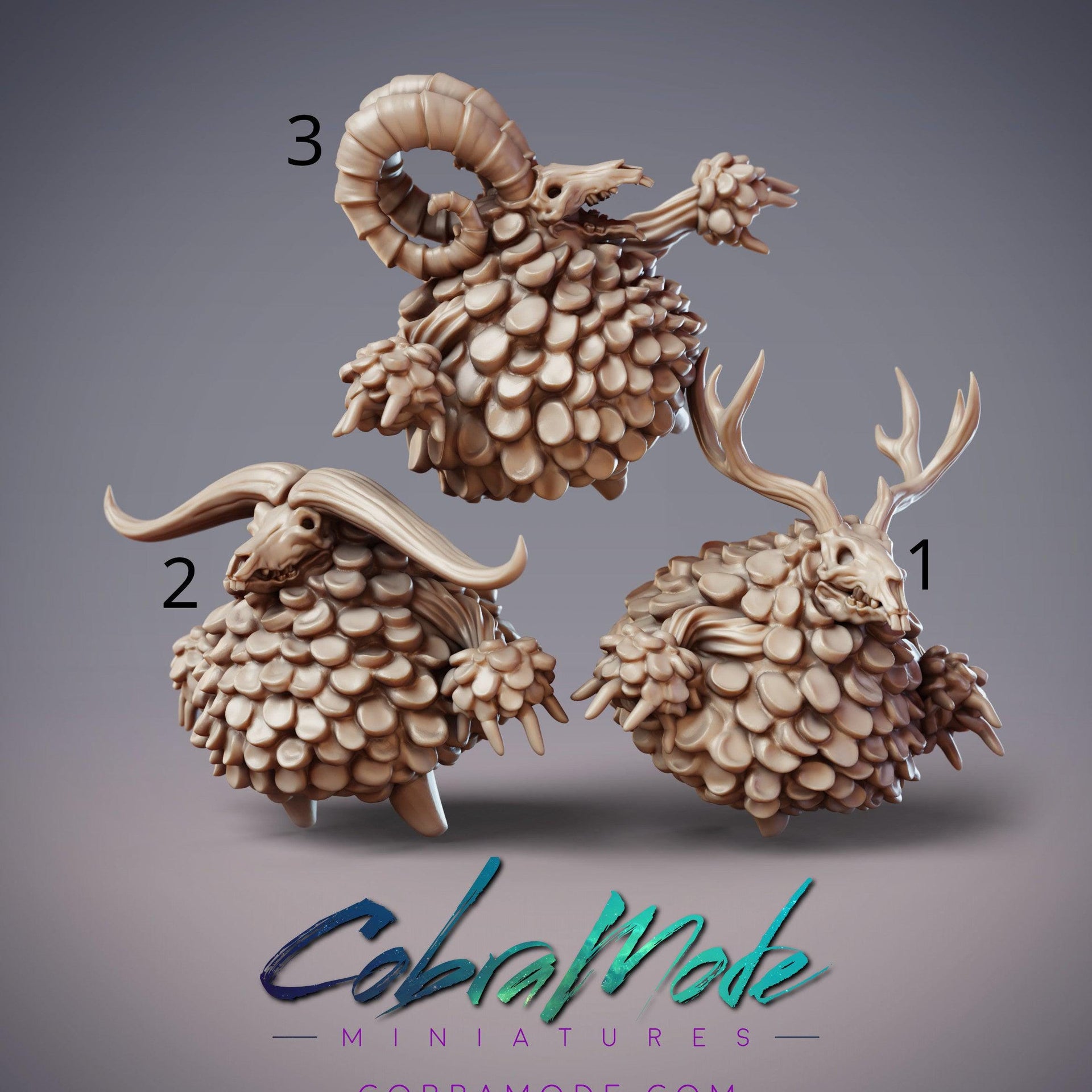 Mirethbalm Shrub Plant Constructs- CobraMode | 28mm and 32mm | Wargaming | DnD | Tabletop Roleplaying