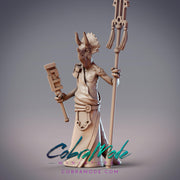 Dinovian Priest Solathar, Dinosaur Folk Monk- CobraMode | 28mm and 32mm | Wargaming | DnD | Tabletop Roleplaying