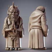 Oni Abbot Inmetsu, Demon Monk - CobraMode | 28mm and 32mm | Wargaming | DnD | Tabletop Roleplaying