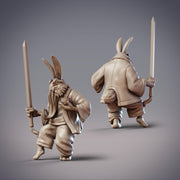 Guanghan Swordmaster Elegant Sword, Old Rabbit Master - CobraMode | 28mm and 32mm | Wargaming | DnD | Tabletop Roleplaying