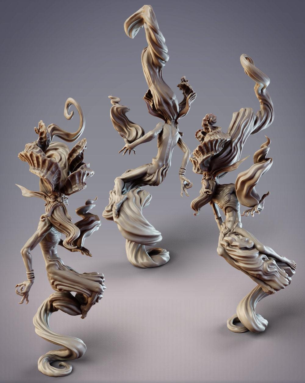 Ifrit Chammurash, Fire Elemental - CobraMode | 28mm and 32mm | Wargaming | DnD | Tabletop Roleplaying