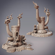 Goksagu Smelter, Massive Forge - CobraMode | 28mm and 32mm | Wargaming | DnD | Tabletop Roleplaying