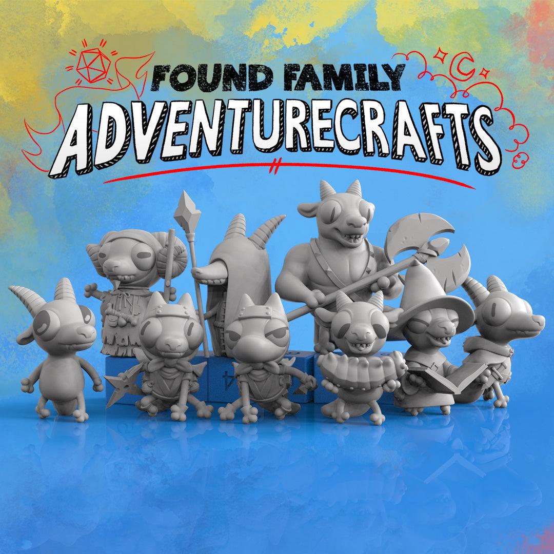 Adventurer Kobold - Found Family Adventurecrafts | 28mm and 32mm | Wargaming | DnD | Tabletop Roleplaying