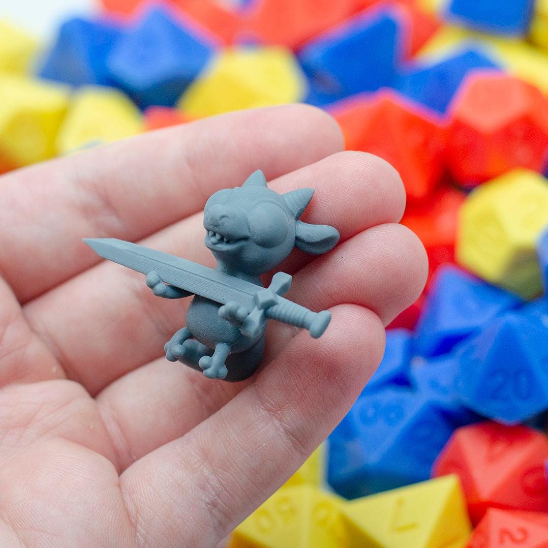 Grabby Kobold eating a big bug! - Found Family Adventurecrafts | 28mm and 32mm | Wargaming | DnD | Tabletop Roleplaying