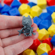 Cat Enchanter and Ninjas - Found Family Adventurecrafts | 28mm and 32mm | Wargaming | DnD | Tabletop Roleplaying