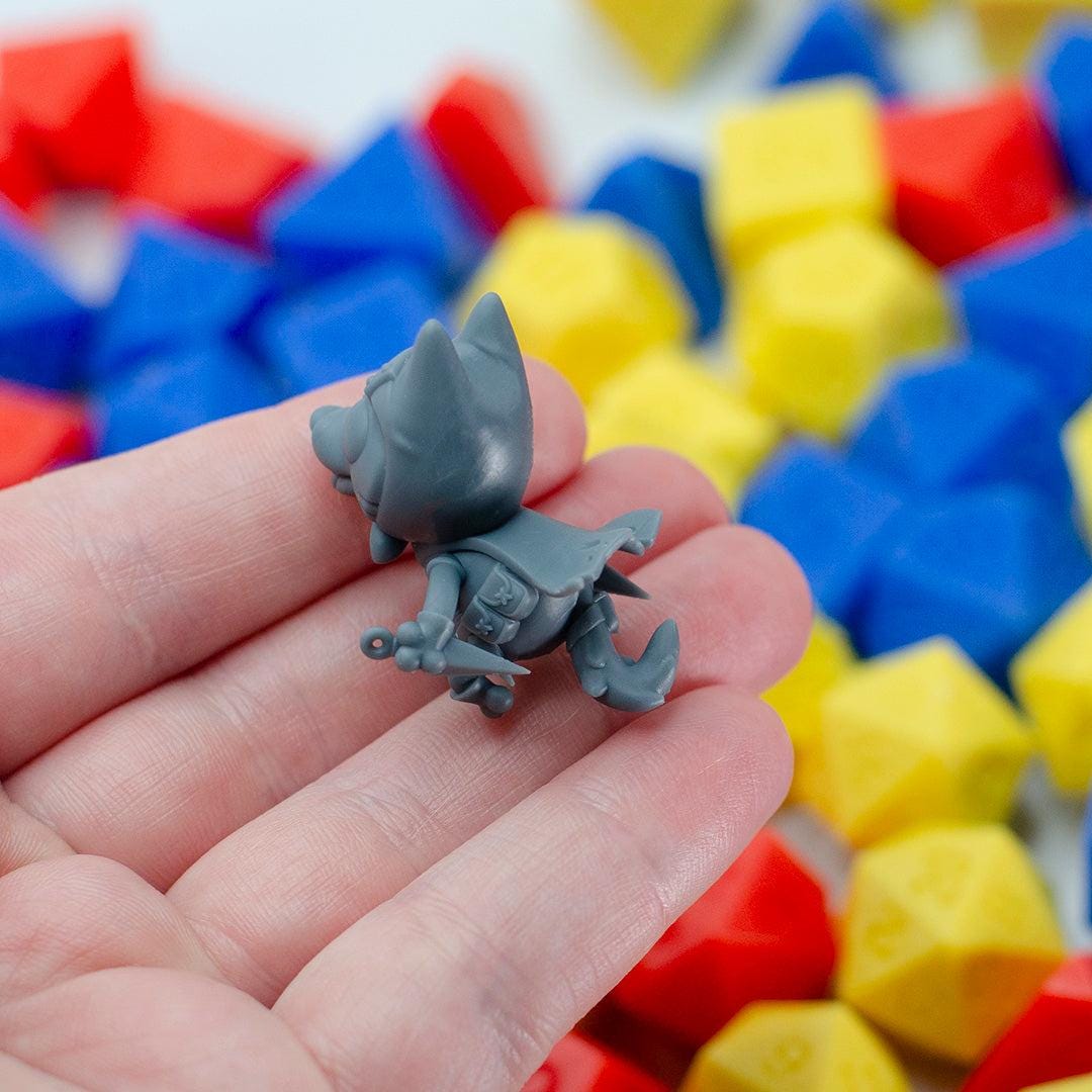 Cat Enchanter and Ninjas - Found Family Adventurecrafts | 28mm and 32mm | Wargaming | DnD | Tabletop Roleplaying