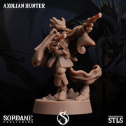 Axolian Hunter, Axolotl Folk Rogue - Sordane Publishing | 28mm and 32mm | Wargaming | DnD | Tabletop Roleplaying
